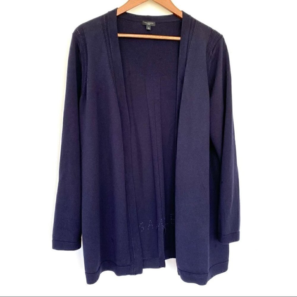 Talbots open cardigan, straight out & loose fitting, plus size X